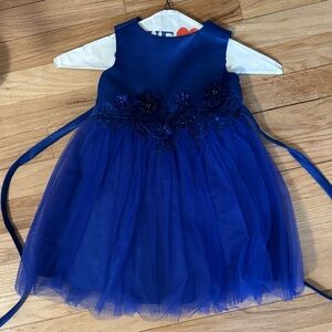 Formal Royal Blue Toddler Dress